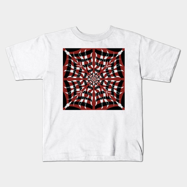 Menacing pattern Kids T-Shirt by Daledoomevans